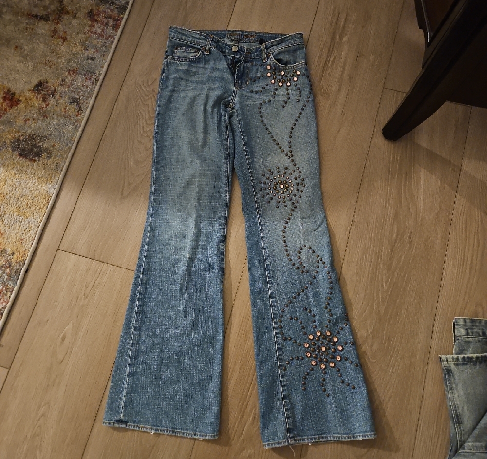 Embellished Blue Women's Jeans